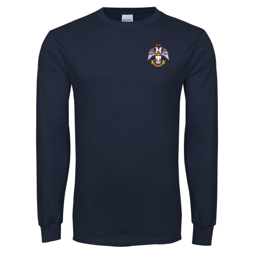  Navy Long Sleeve T-Shirt - Deus Meumque Jus
