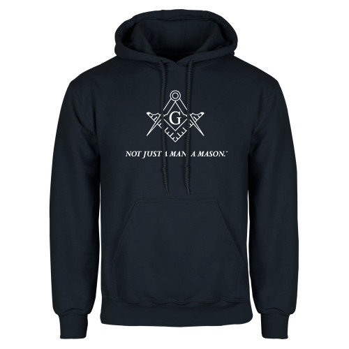  Navy Fleece Hoodie - Not Just A Man A Mason