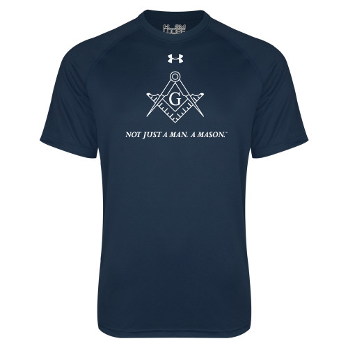  Under Armour Navy Tech Tee - Not Just A Man A Mason