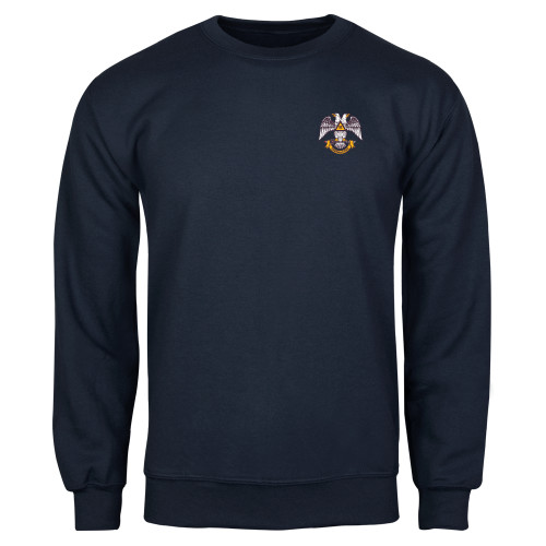  Navy Fleece Crew - Freemasons