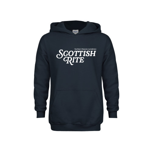  Youth Navy Fleece Hoodie - Scottish Rite