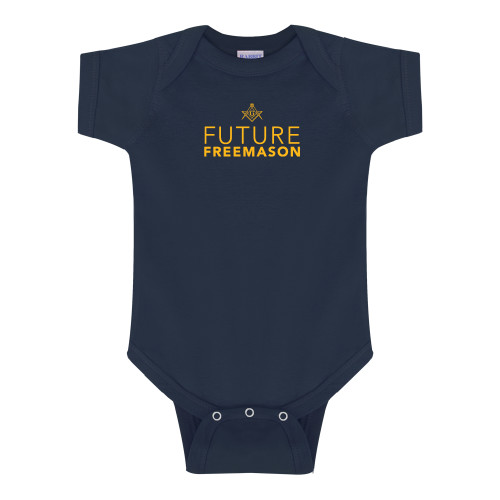 Navy Infant Onesie - Future Freemason