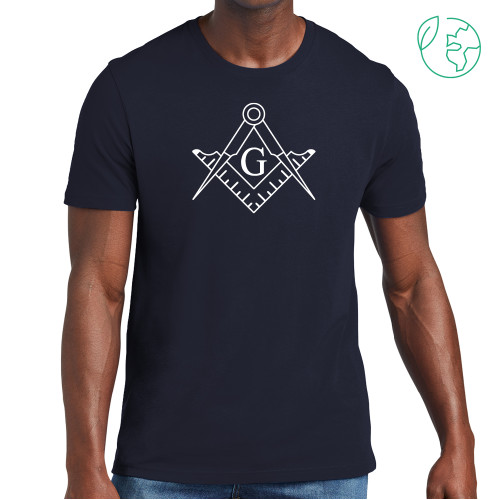  Allmade Navy Organic Cotton Tee - Square and Compass with G