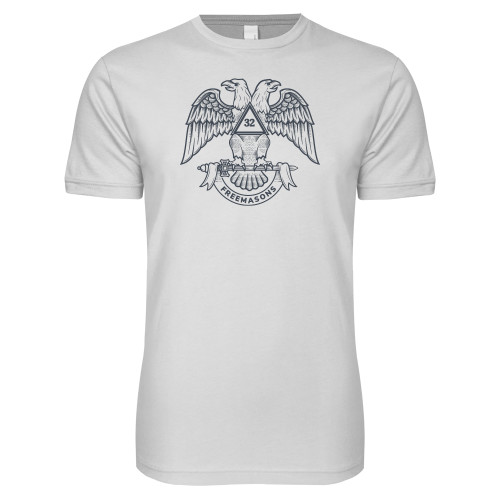  Next Level White SoftStyle T Shirt - Freemasons