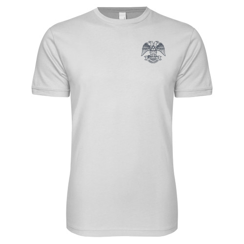  Next Level White SoftStyle T Shirt - Freemasons