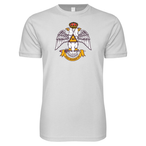  Next Level White SoftStyle T Shirt - Deus Meumque Jus