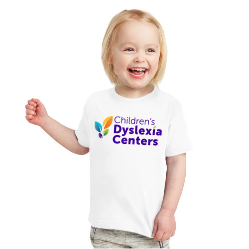  Toddler White T Shirt - CDC Primary Gradient