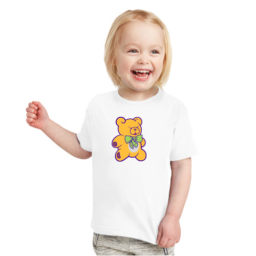  Toddler White T Shirt - CDC Bear
