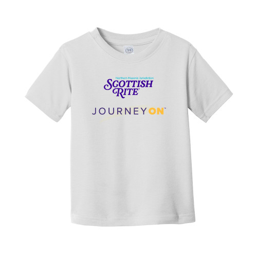  Toddler White T Shirt - Scottish Rite - Journey On Vertical