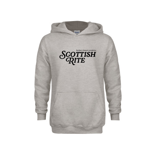  Youth Grey Fleece Hood - Scottish Rite