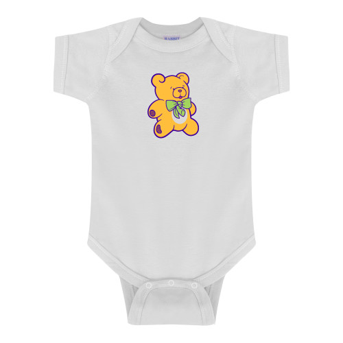  White Infant Onesie - CDC Bear
