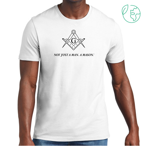  Allmade White Organic Cotton Tee - Not Just A Man A Mason