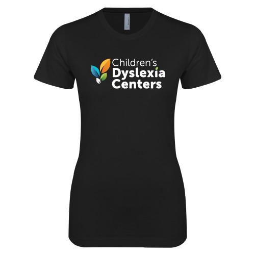  Next Level Womens Black Boyfriend Tee - CDC Primary Gradient