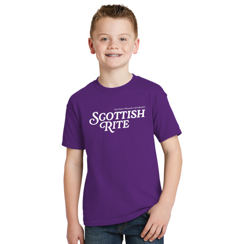  Youth Purple T Shirt - Scottish Rite