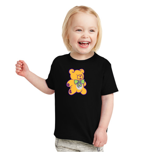  Toddler Black T Shirt - CDC Bear