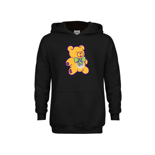  Youth Black Fleece Hoodie - CDC Bear