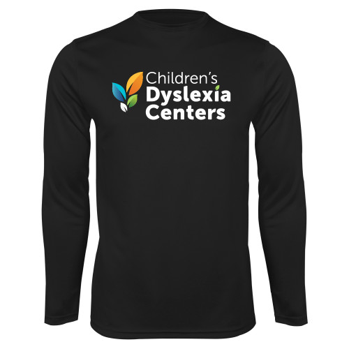  Black Performance Long Sleeve Shirt - CDC Primary Gradient
