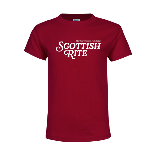  Youth Maroon T Shirt - Scottish Rite