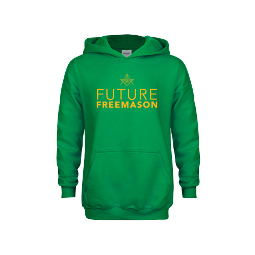  Youth Kelly Green Fleece Hoodie - Future Freemason