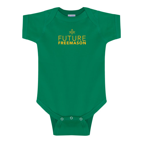  Kelly Green Infant Onesie - Future Freemason