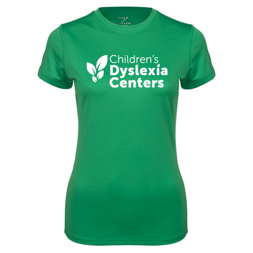  Womens Kelly Green Performance Short Sleeve Tee - CDC Primary 1 Color