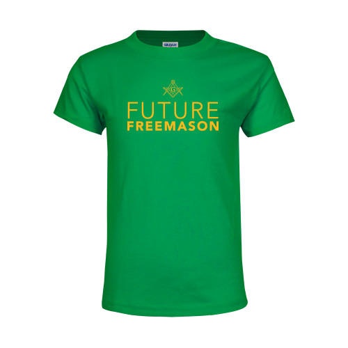  Youth Kelly Green T Shirt - Future Freemason