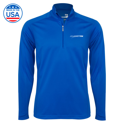  Syntrel Royal Interlock 1/4 Zip - Journey On Wordmark