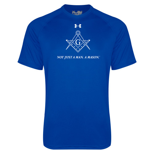  Under Armour Royal Tech Tee - Not Just A Man A Mason