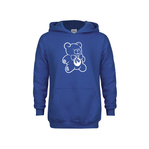  Youth Royal Fleece Hoodie - CDC Bear