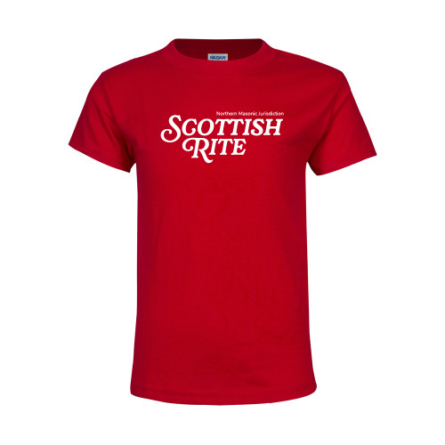  Youth Red T Shirt - Scottish Rite