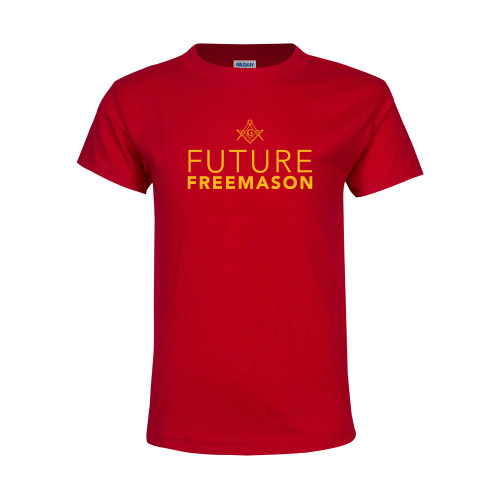  Youth Red T Shirt - Future Freemason