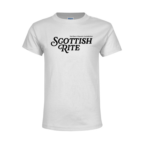  Youth White T Shirt - Scottish Rite