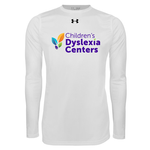  Under Armour White Long Sleeve Tech Tee - CDC Primary Gradient