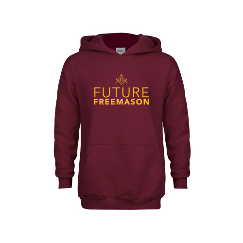  Youth Maroon Fleece Hoodie - Future Freemason