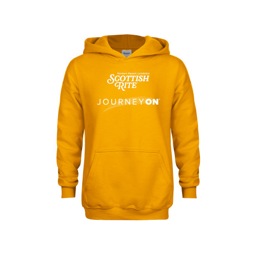  Youth Gold Fleece Hoodie - Scottish Rite - Journey On Vertical