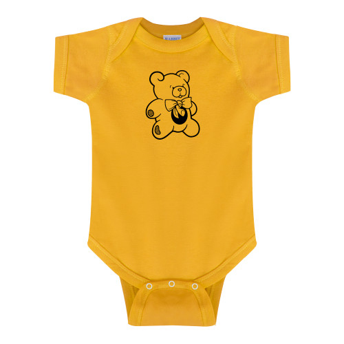  Gold Infant Onesie - CDC Bear