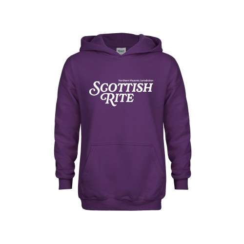  Youth Purple Fleece Hoodie - Scottish Rite