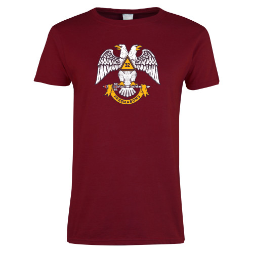  Next Level Womens Cardinal Short Sleeve Tee - Freemasons