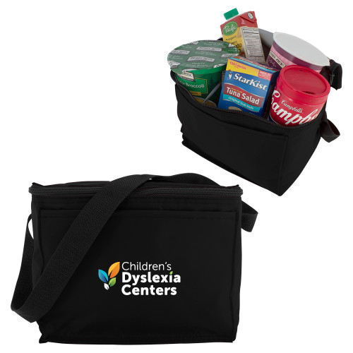  Six Pack Black Cooler - CDC Primary Gradient