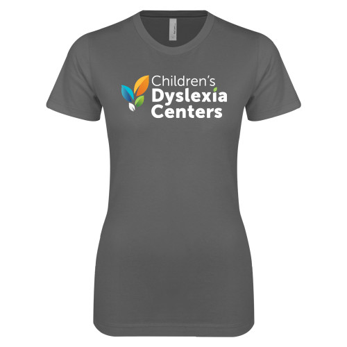  Next Level Womens Charcoal Boyfriend Tee - CDC Primary Gradient