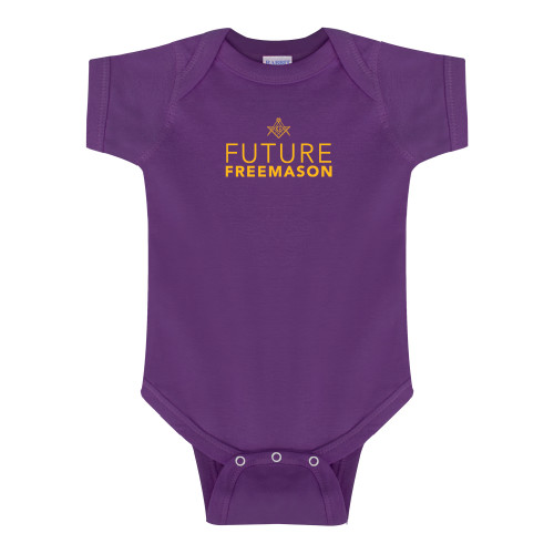  Purple Infant Onesie - Future Freemason