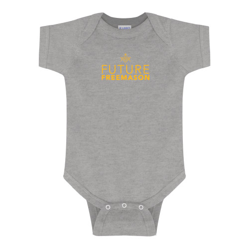  Grey Infant Onesie - Future Freemason
