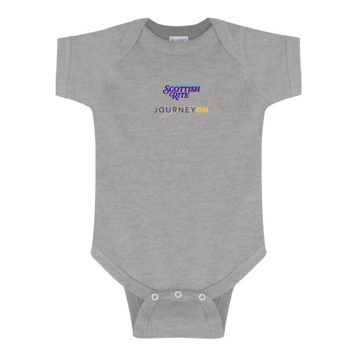  Grey Infant Onesie - Scottish Rite - Journey On Vertical