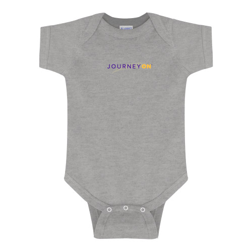  Grey Infant Onesie - Journey On Wordmark
