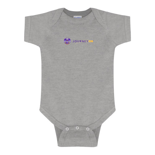  Grey Infant Onesie - 32 Eagle Freemasons - Journey On Wordmark