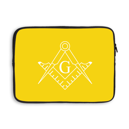  13 inch Neoprene Laptop Sleeve - Square and Compass with G