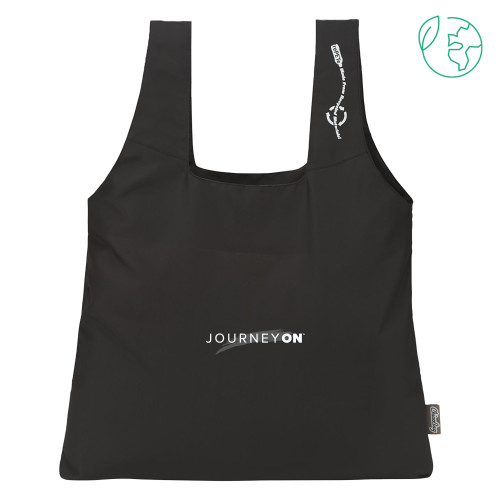  ChicoBag Black Original rePETe Tote - Journey On Wordmark