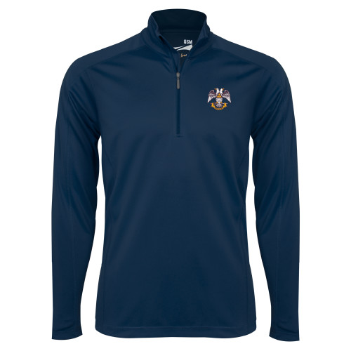  Syntrel Navy Interlock 1/4 Zip - Freemasons