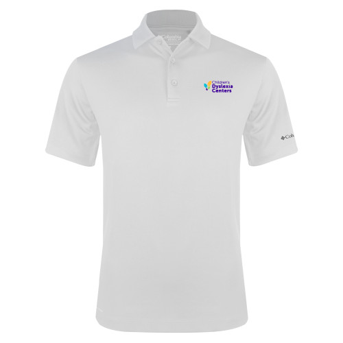  Columbia White Omni Wick Drive Polo - CDC Primary