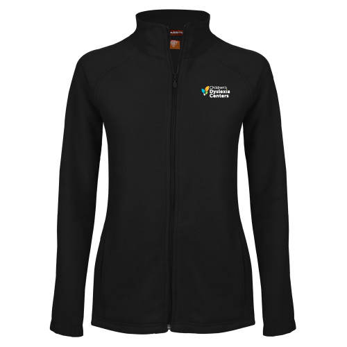  Womens Black Fleece Full Zip Jacket - CDC Primary